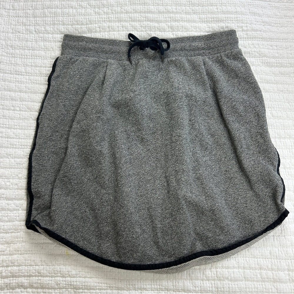 Madewell Charcoal Mini Skirt with Black Trim Size M